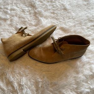 J Crew suede booties EUC